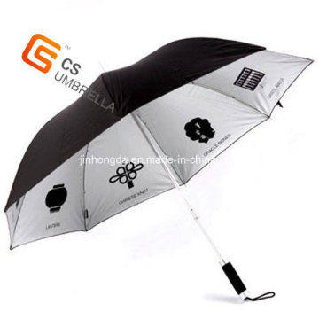 Sliver Coated Print Advertising Umbrella (YS-1016A)